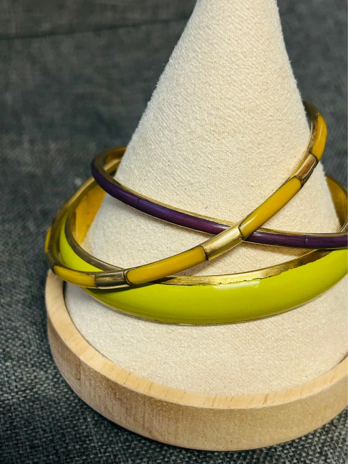 Lote de 3 pulseiras de fantasia vintage – photo 3